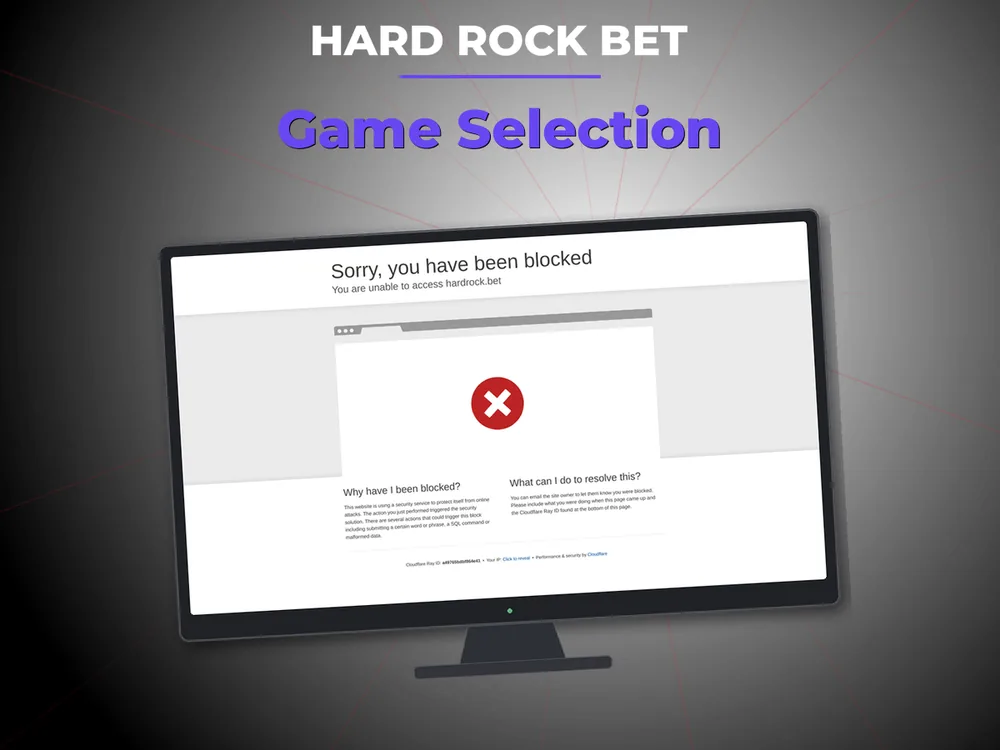 Hard Rock Bet - Game Selection