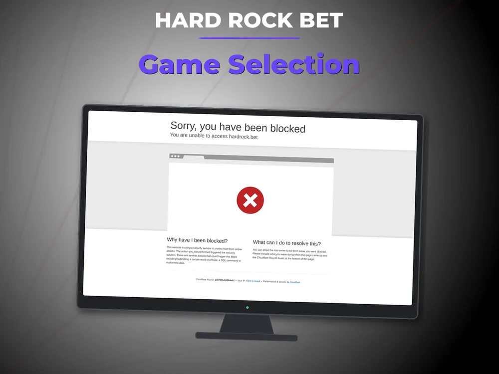 Hard Rock Bet - Game Selection